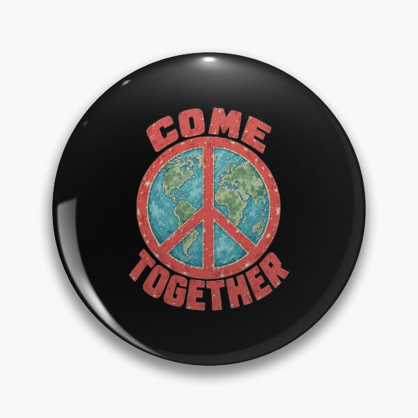 Item preview, Come Together Peace Sign Earth designed and sold by bobcatmarty.