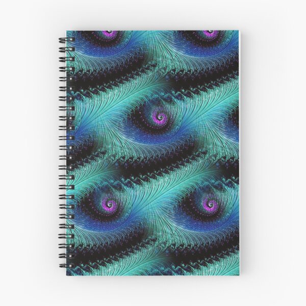 Item preview, Peacock abstract fractal swirls designed and sold by KingsArtworx 2.