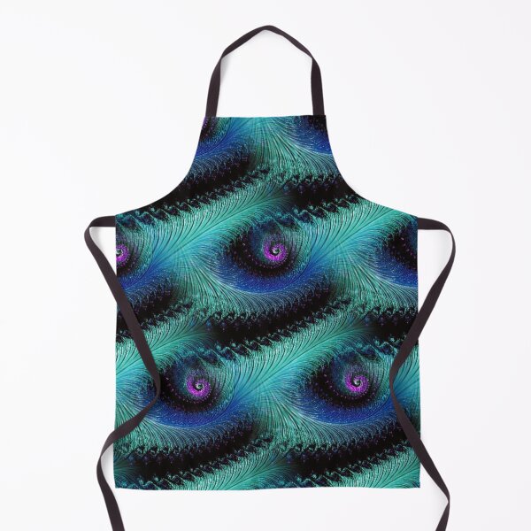 Item preview, Peacock abstract fractal swirls designed and sold by KingsArtworx 2.