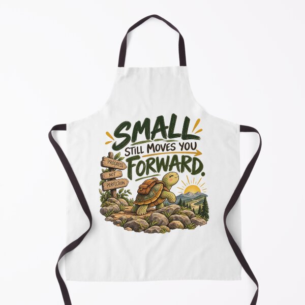 Item preview, Small Still Moves You Forward – Turtle Progress Motivation designed and sold by FaithArt777.
