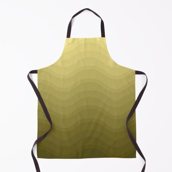 Item preview, Gold Olive Waves Gradient Pattern - Abstract Khaki Ombre Wave Aesthetic designed and sold by ZorianArt.