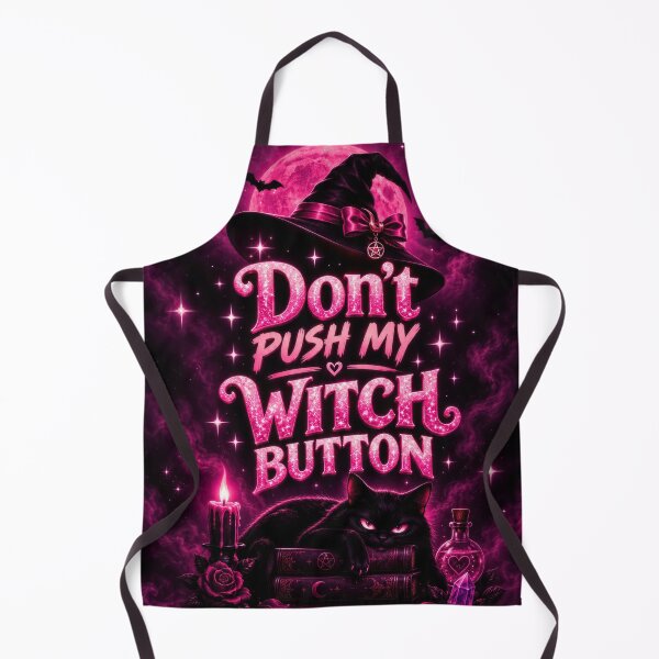 Item preview, Don’t Push My Witch Button designed and sold by SlayAesthetics.