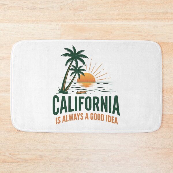 Item preview, California Is Always A Good Idea Vintage Palm Tree Sunset Retro Art designed and sold by mood-draftsman.