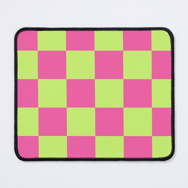 Item preview, Pink Lime Green Checkerboard Pattern designed and sold by jianina-alondra.