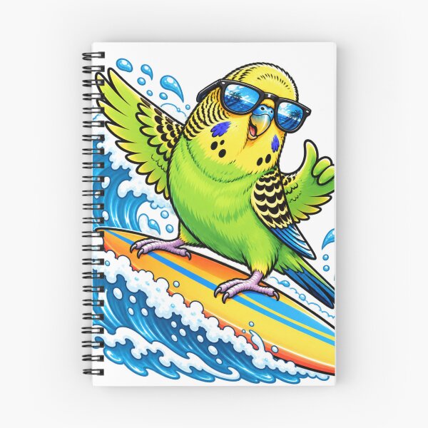 Item preview, Surfing Bird – Funny Summer Bird on Surfboard designed and sold by Gletschie.