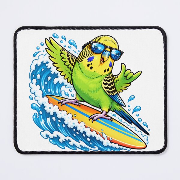 Item preview, Surfing Bird – Funny Summer Bird on Surfboard designed and sold by Gletschie.