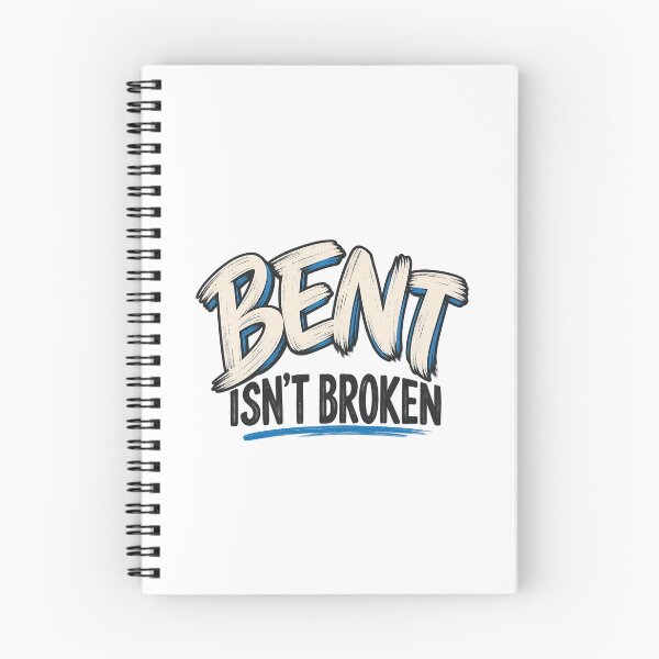 Item preview, Bent Isn’t Broken – Resilience & Strength Motivational Quote designed and sold by FaithArt777.
