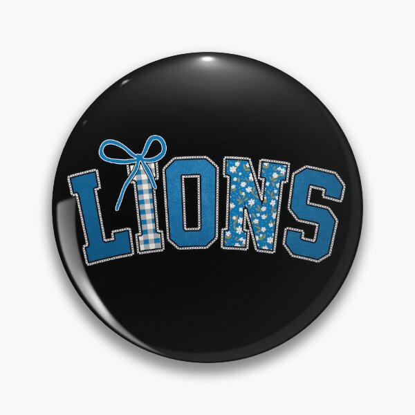 Item preview, Lions Blue Coquette Style Sports Fans Team Spirit designed and sold by RockTheFeal.