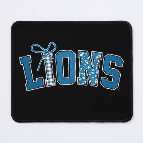 Item preview, Lions Blue Coquette Style Sports Fans Team Spirit designed and sold by RockTheFeal.