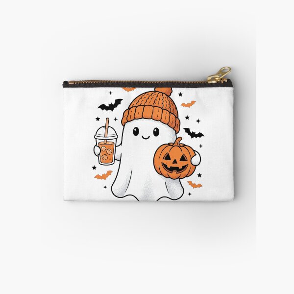 Item preview, Spooky & Iced  Cute Ghost Drinking Pumpkin Spice designed and sold by MizoX7.