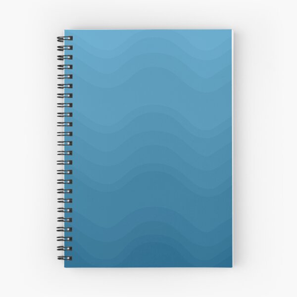 Item preview, Ocean Blue Gradient Waves Pattern - Abstract Sea Blue Ombre Aesthetic designed and sold by ZorianArt.