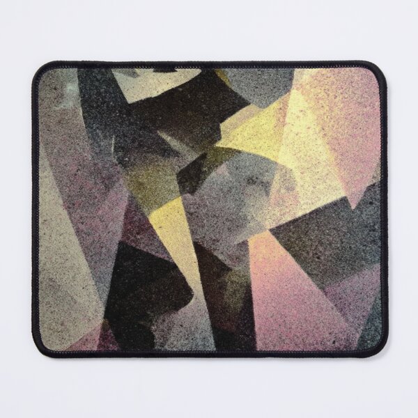 Item preview, Gritty Geometric Abstraction With Pink And Gold designed and sold by Aliforall.