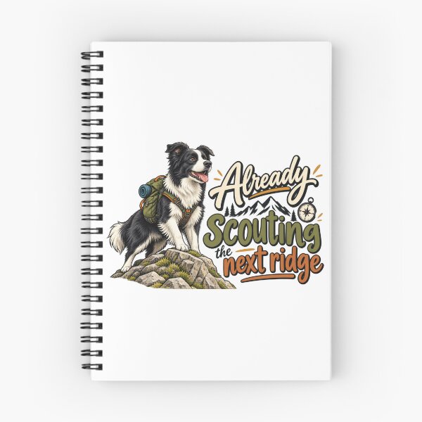 Item preview, Border Collie Scouting the Next Ridge designed and sold by HappyDetourS.