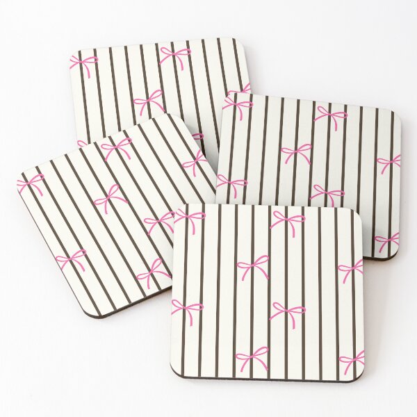 Item preview, Pink Bow Ribbon Stripe Pattern designed and sold by jianina-alondra.