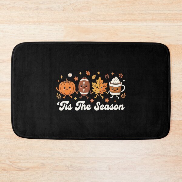 Item preview, 'Tis The Season  Cute Kawaii Fall Pumpkin & Football designed and sold by MizoX7.