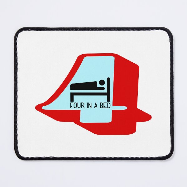 Item preview, Four In A Bed ICON (on White) designed and sold by PawsitiveMum3.