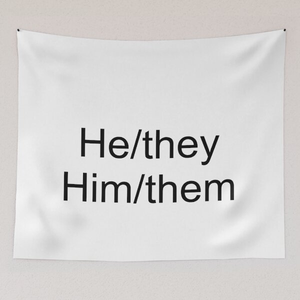 Item preview, Pronouns - He/they designed and sold by AYTFA.