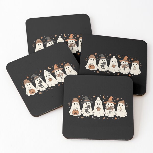 Item preview, Cozy Fall Ghosts  Cute Autumn Witches & Pumpkins designed and sold by MizoX7.