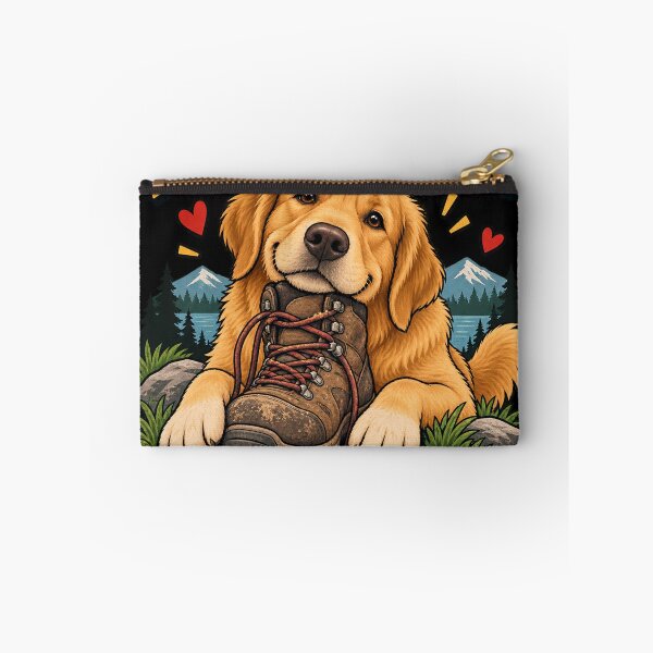 Item preview, Golden Retriever Happiest Hello Hiking Dog designed and sold by HappyDetourS.