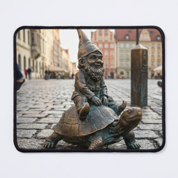 Item preview, Turtle Gnome Art Print – Turtle Lover Gift, Poland Travel Decor designed and sold by Purrfecta.