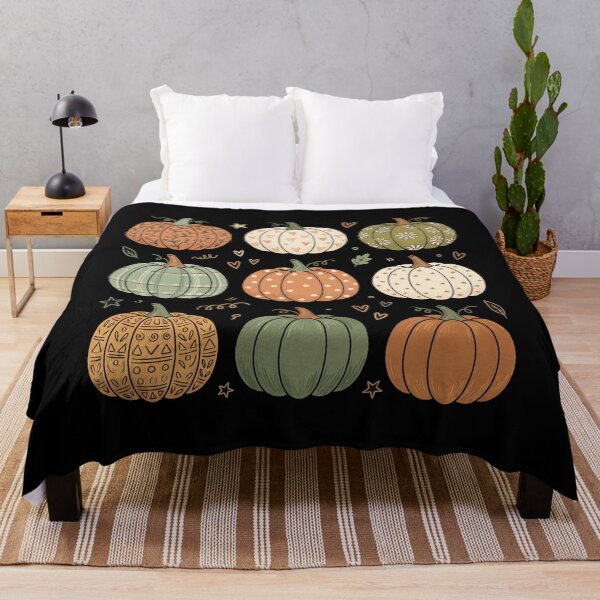 Item preview, Boho Patterned Pumpkins Aesthetic Fall Autumn Harvest designed and sold by MizoX7.