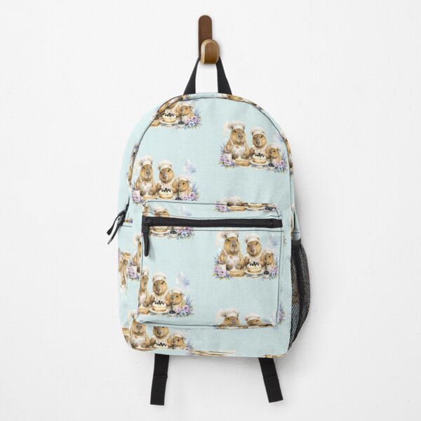 Item preview, Capybara Family Chefs Baking Blueberry Cake designed and sold by the artedivino.
