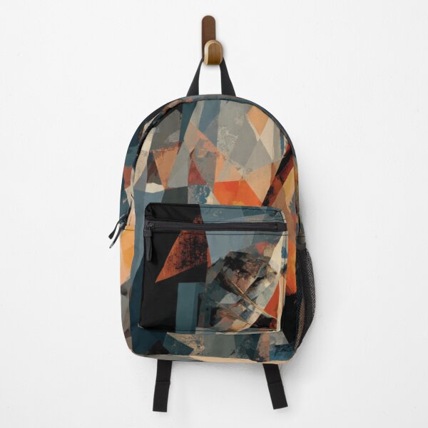 Item preview, Geometric Abstraction With Warm Orange Shards designed and sold by Aliforall.