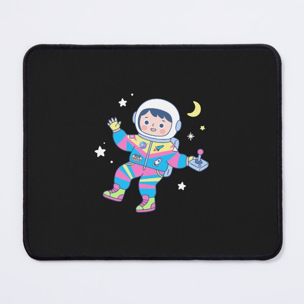 Item preview, Cute Retro 90s Astronaut Gamer Arcade Joystick Kawaii Art designed and sold by Cipher & Soul.