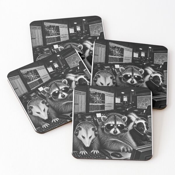 Item preview, Support Your Local 911 Dispatchers Raccoon Possum Skunk Wildlife Design designed and sold by VGAfanatic.