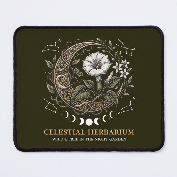 Item preview, Celestial Herbarium Botanical Moon Art designed and sold by BrickXSq.
