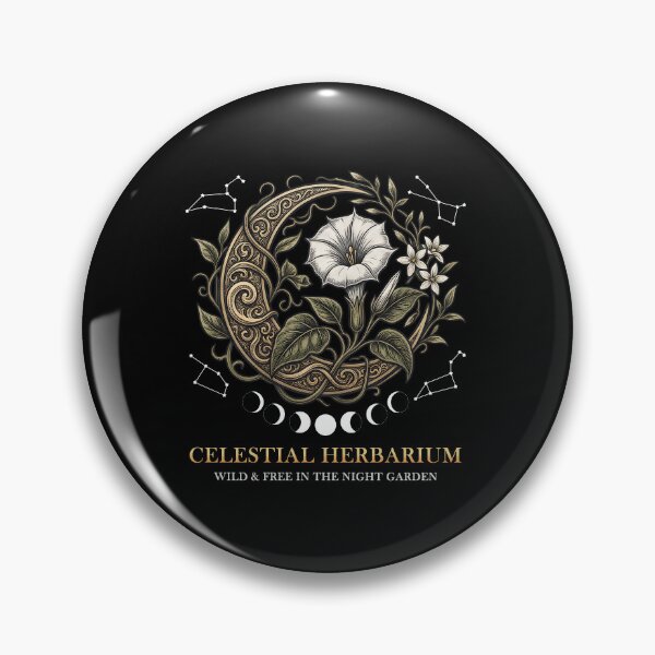 Item preview, Celestial Herbarium Botanical Moon Art designed and sold by BrickXSq.