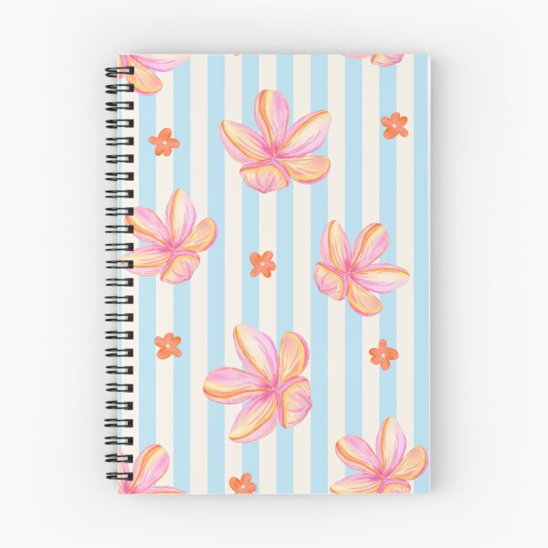 Item preview, Tropical Watercolor Floral Stripe Pattern designed and sold by jianina-alondra.