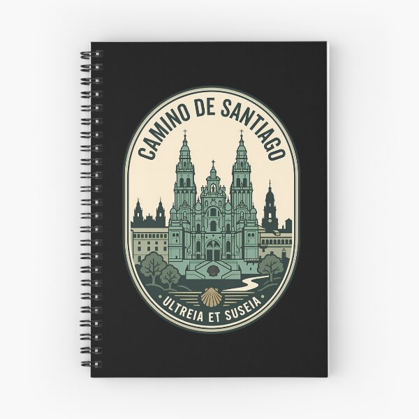 Item preview, Vintage Camino De Santiago Cathedral Pilgrimage Badge designed and sold by CandelariHinkle.