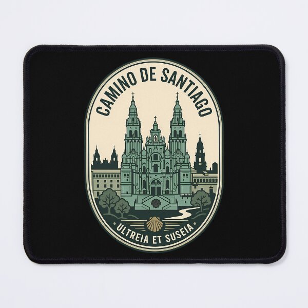 Item preview, Vintage Camino De Santiago Cathedral Pilgrimage Badge designed and sold by CandelariHinkle.