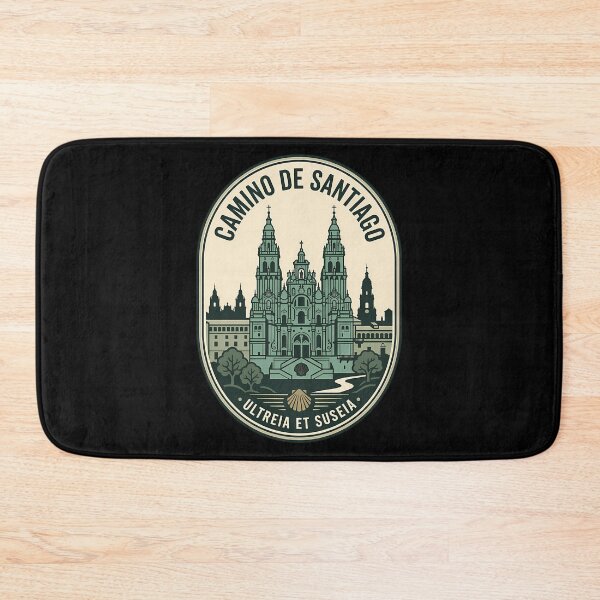 Item preview, Vintage Camino De Santiago Cathedral Pilgrimage Badge designed and sold by CandelariHinkle.