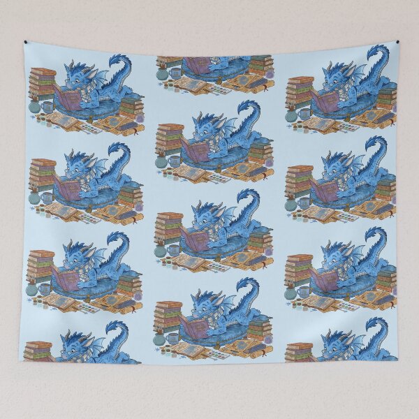 Item preview, Scorcha the Blue Dragon. designed and sold by CuteNcreepyuk.