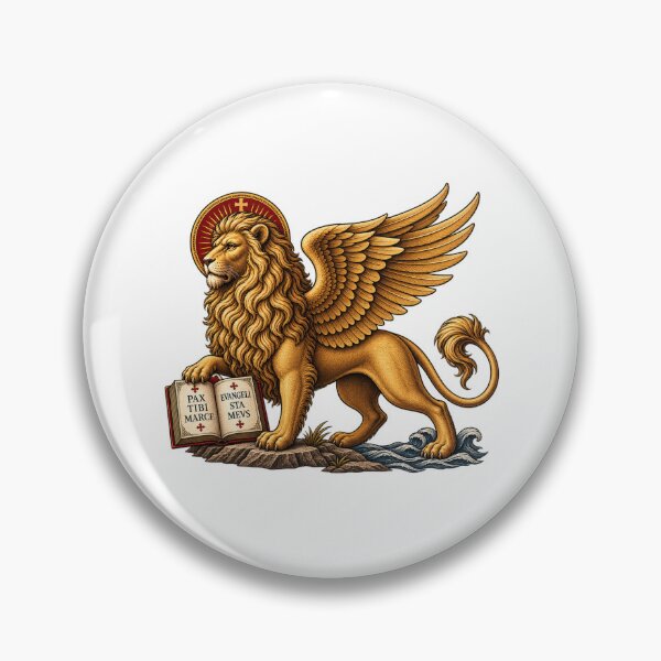 Item preview, Winged Lion of Saint Mark — Venetian Heraldry designed and sold by Larkfound Studio.