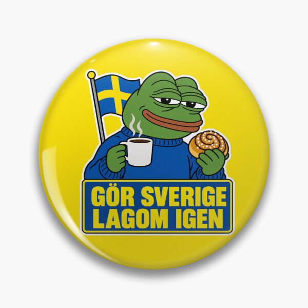 Item preview, Fikagrodan Pepe – Gör Sverige Lagom Igen designed and sold by Gör Sverige Lagom Igen.