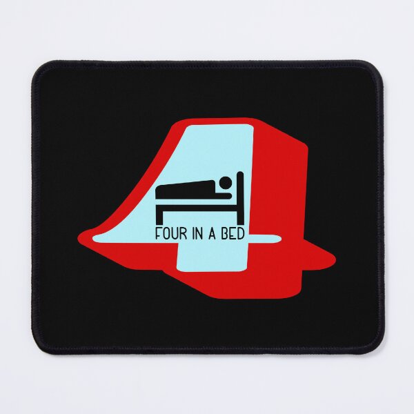 Item preview, Four In A Bed ICON (on Black) designed and sold by PawsitiveMum3.