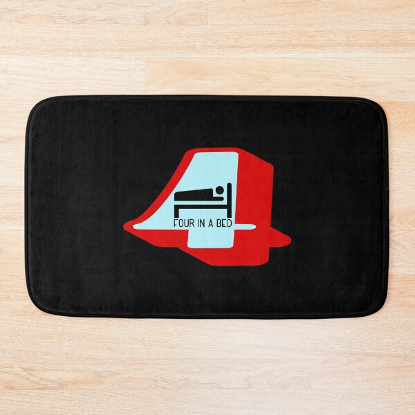 Item preview, Four In A Bed ICON (on Black) designed and sold by PawsitiveMum3.