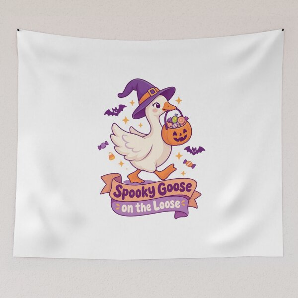 Item preview, Spooky Goose on the Loose designed and sold by LuveraxArt.