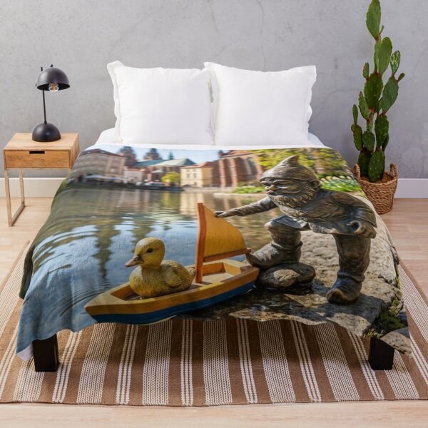 Item preview, Duck Gnome Art Print – Duck Lover Gift, Poland Travel Decor designed and sold by Purrfecta.