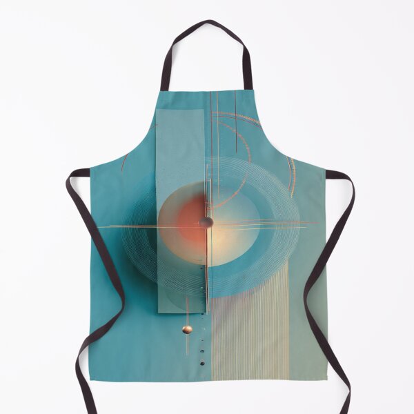 Item preview, Minimalist Geometric Circles With Orange Accents designed and sold by Aliforall.