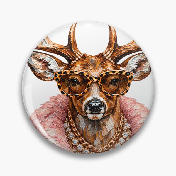 Item preview, Glam Whitetail Deer Leopard Print Design designed and sold by VGAfanatic.