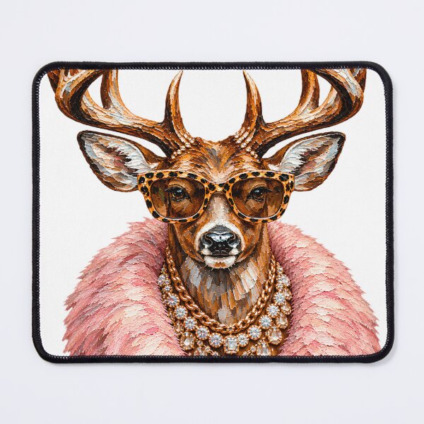 Item preview, Glam Whitetail Deer Leopard Print Design designed and sold by VGAfanatic.