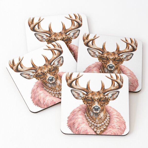 Item preview, Glam Whitetail Deer Leopard Print Design designed and sold by VGAfanatic.
