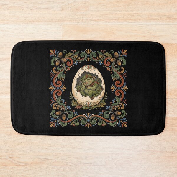 Item preview, Sleeping Goblin in Egg (Folk Art) designed and sold by Blaacklight.