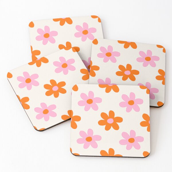 Item preview, Retro Groovy Daisy Flower Pattern designed and sold by jianina-alondra.