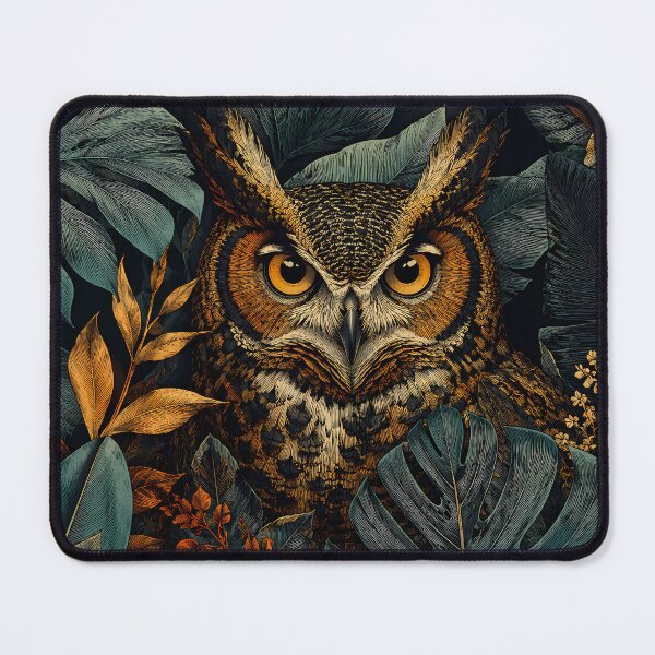 Item preview, Mystic Owl Jungle Vintage Illustration designed and sold by RkskArt.