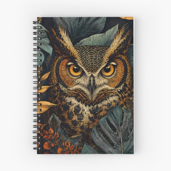 Item preview, Mystic Owl Jungle Vintage Illustration designed and sold by RkskArt.